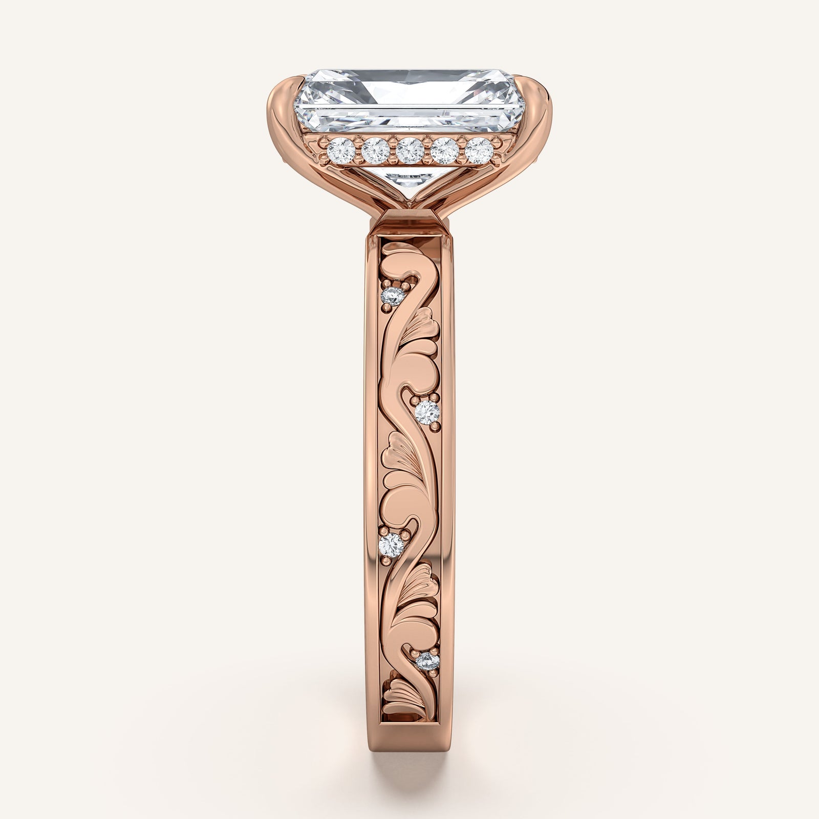 Renaissance — Vintage Engraved Solitaire