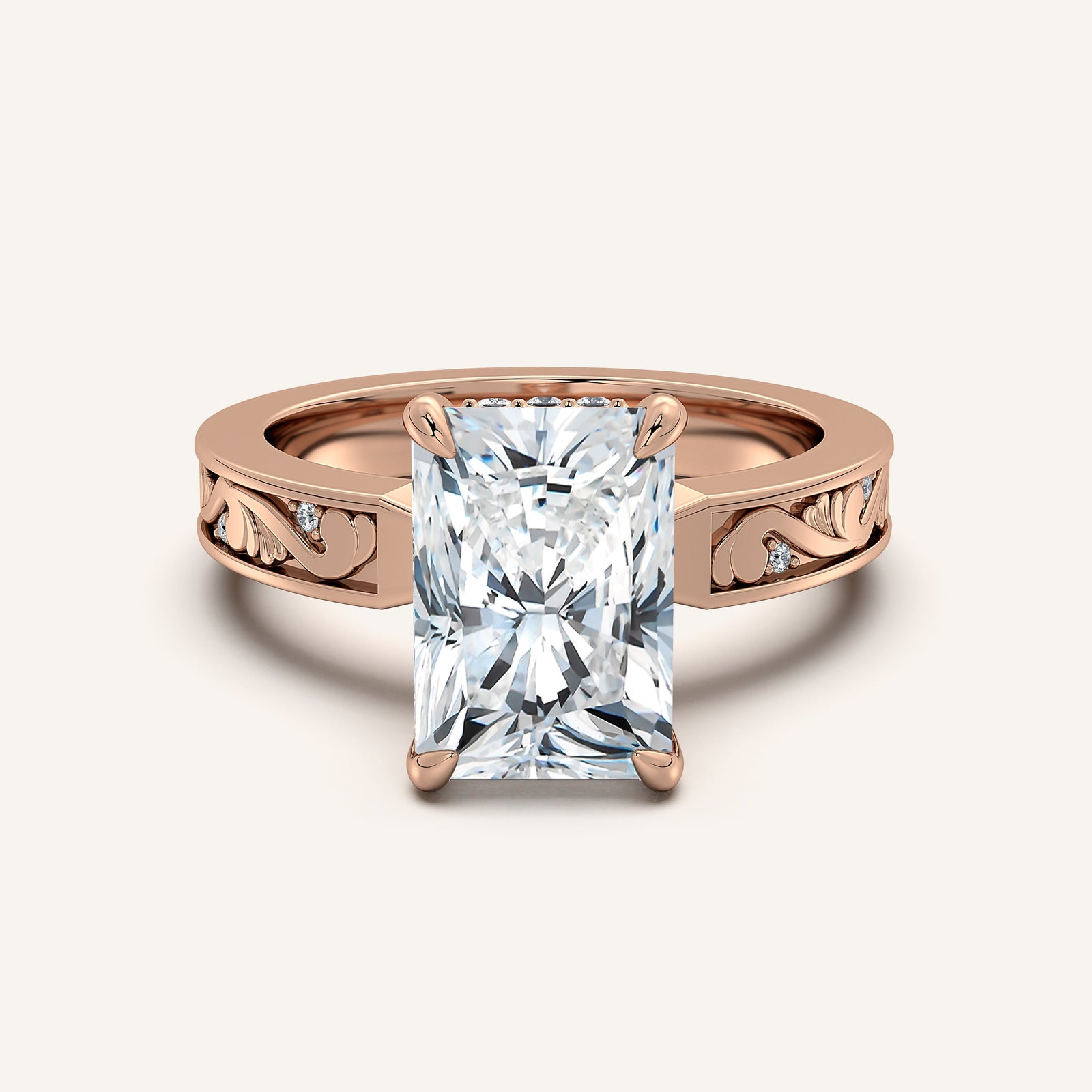Renaissance — Vintage Engraved Solitaire