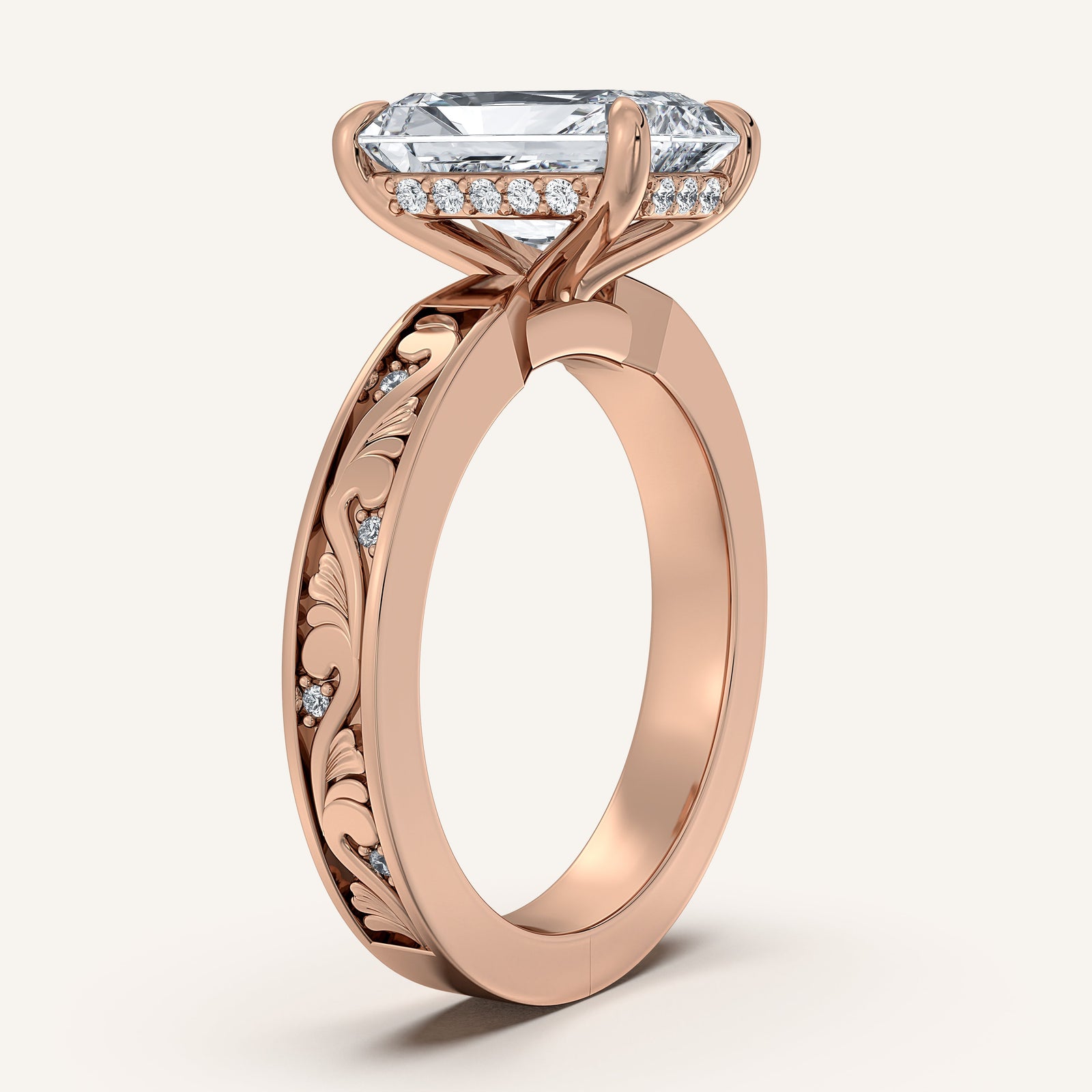 Renaissance — Vintage Engraved Solitaire