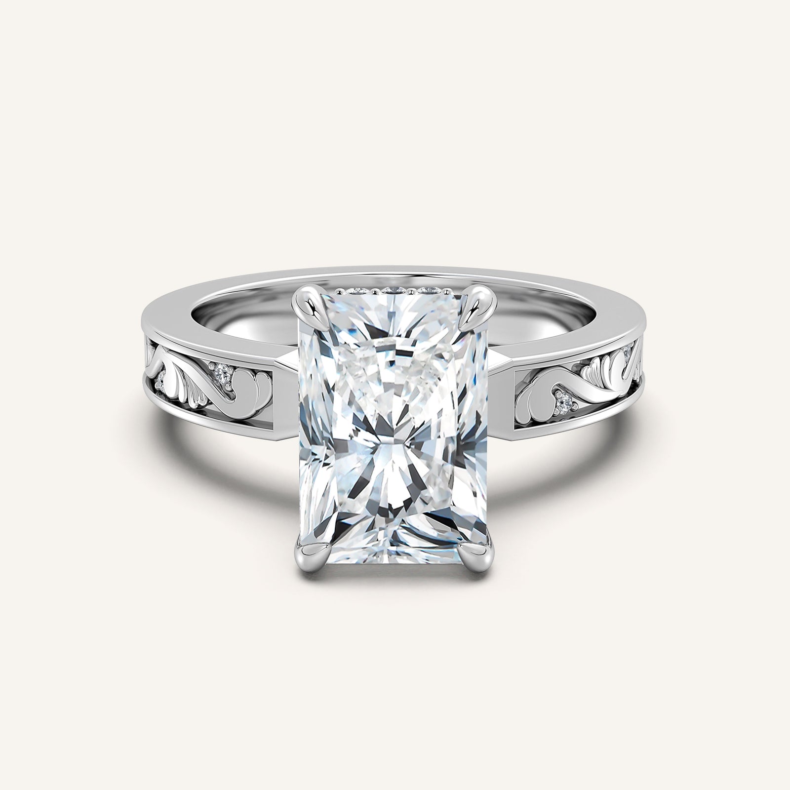 Renaissance — Vintage Engraved Solitaire
