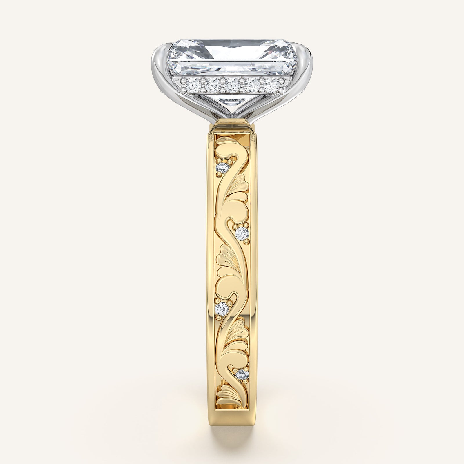 Renaissance — Vintage Engraved Solitaire