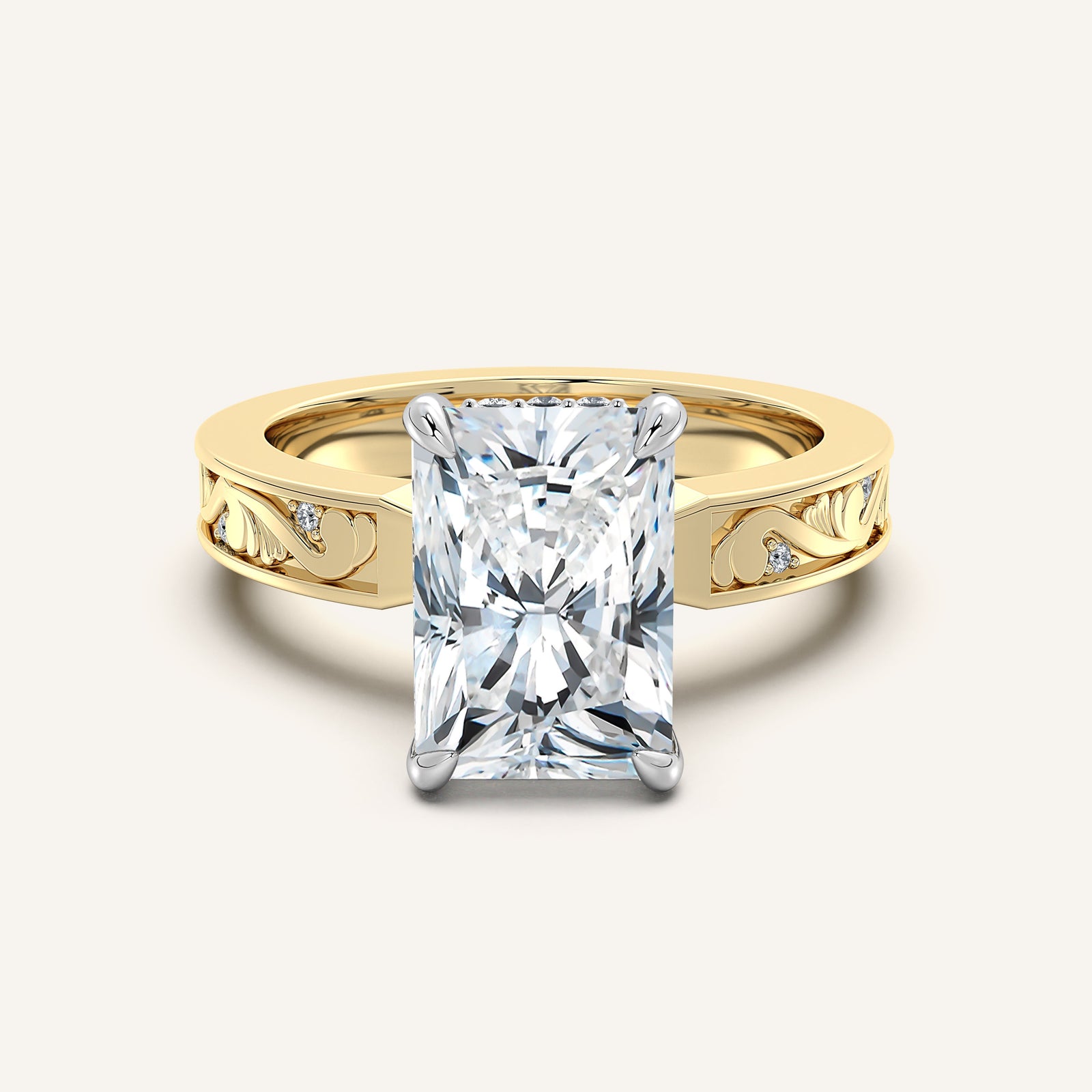 Renaissance — Vintage Engraved Solitaire
