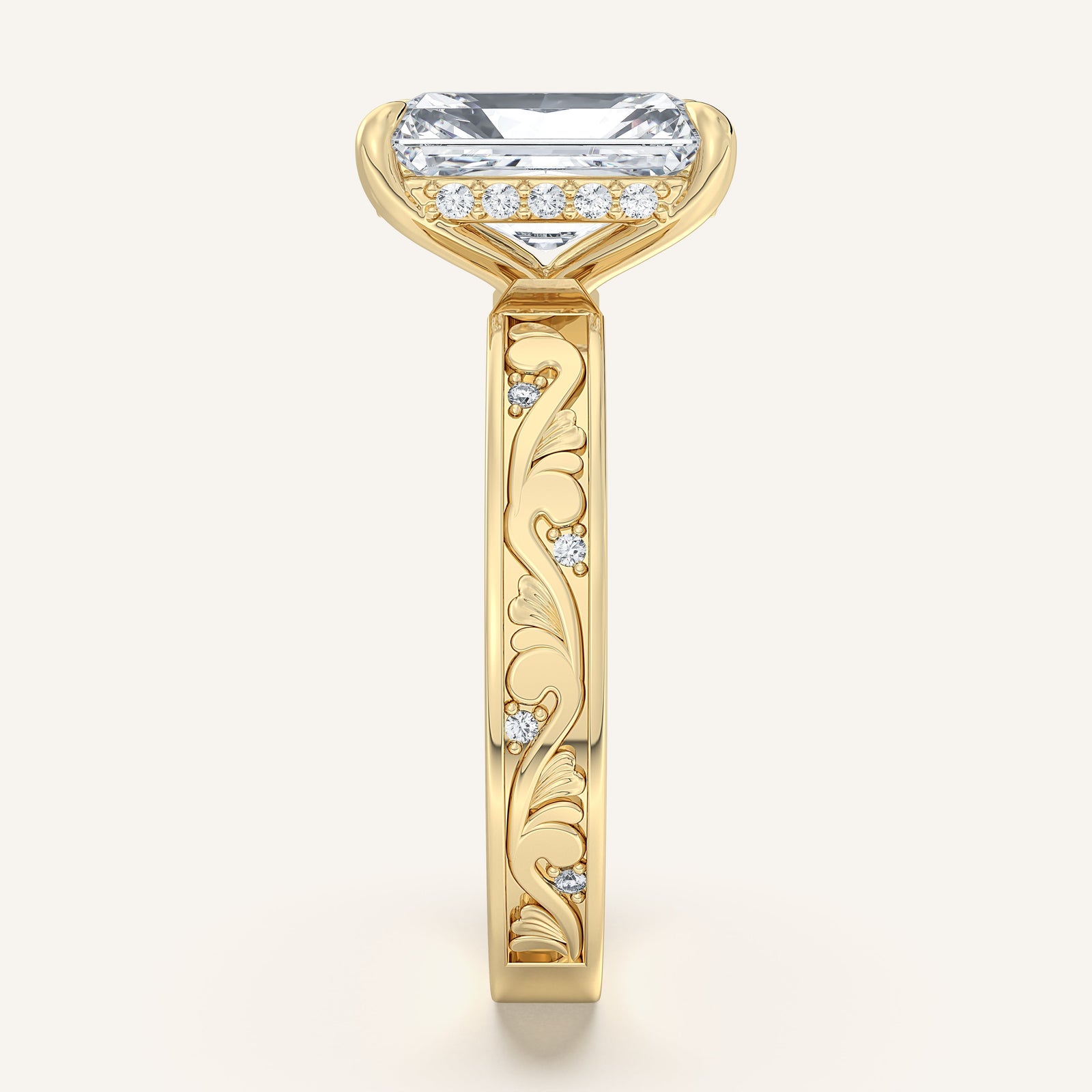 Renaissance — Vintage Engraved Solitaire