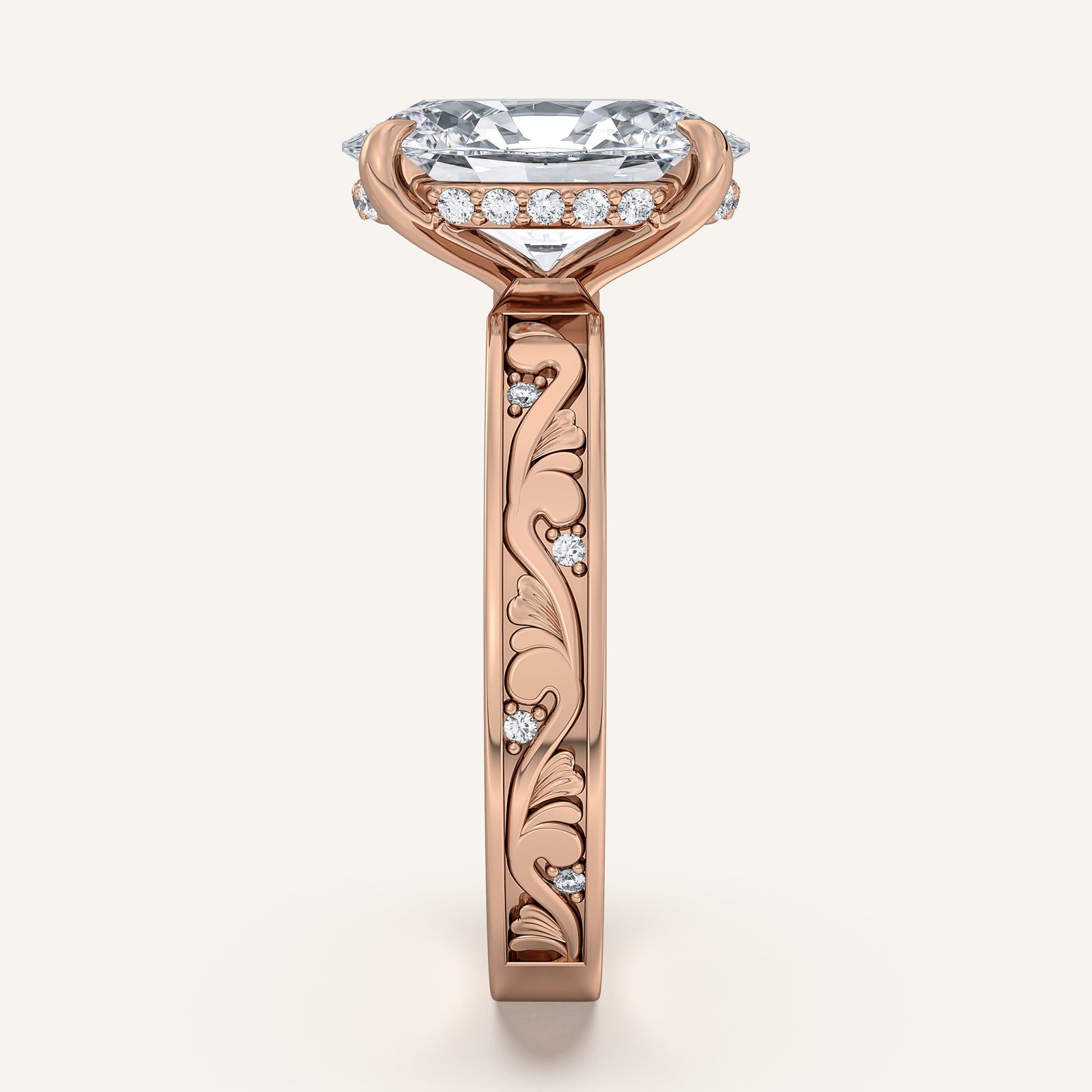 Renaissance — Vintage Engraved Solitaire
