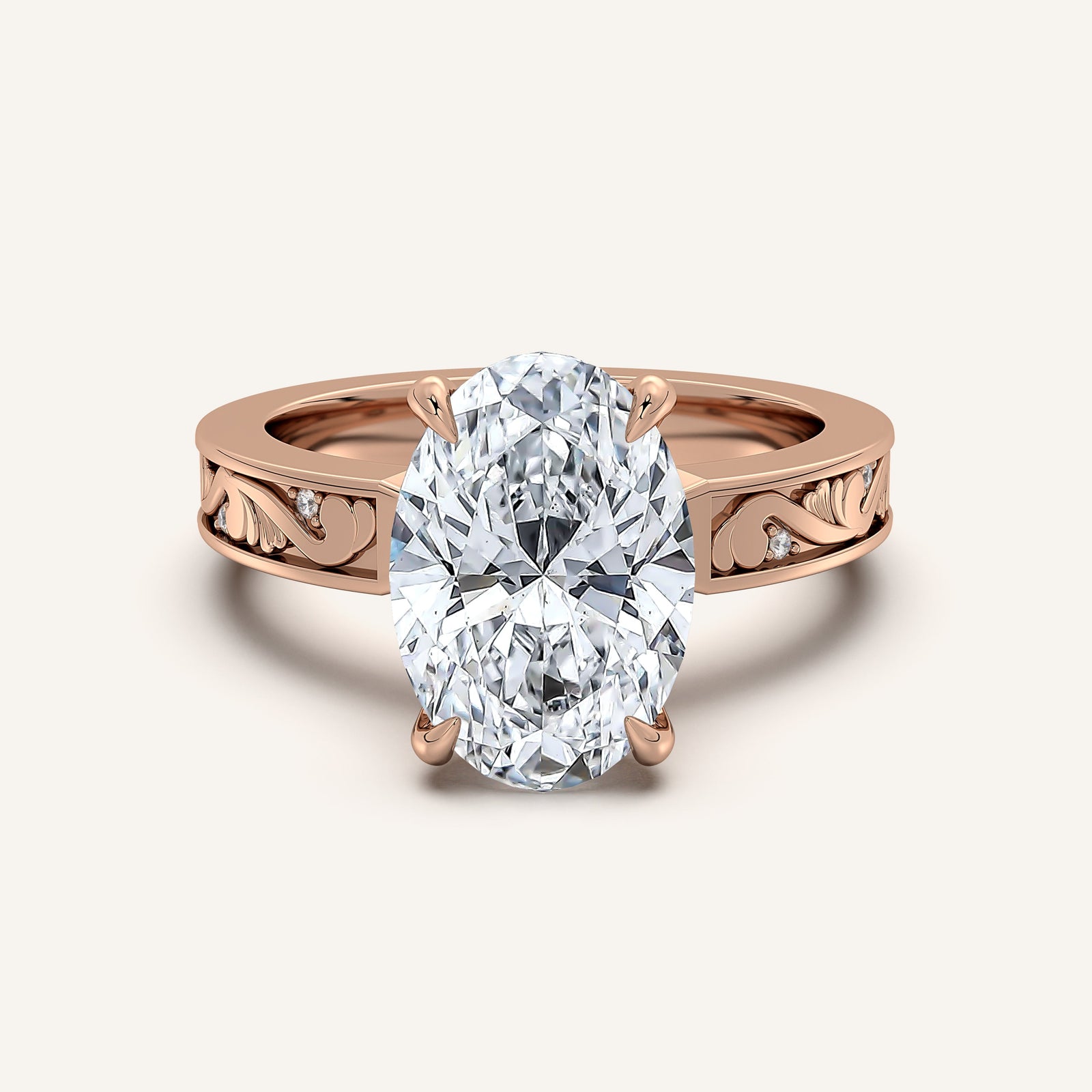 Renaissance — Vintage Engraved Solitaire