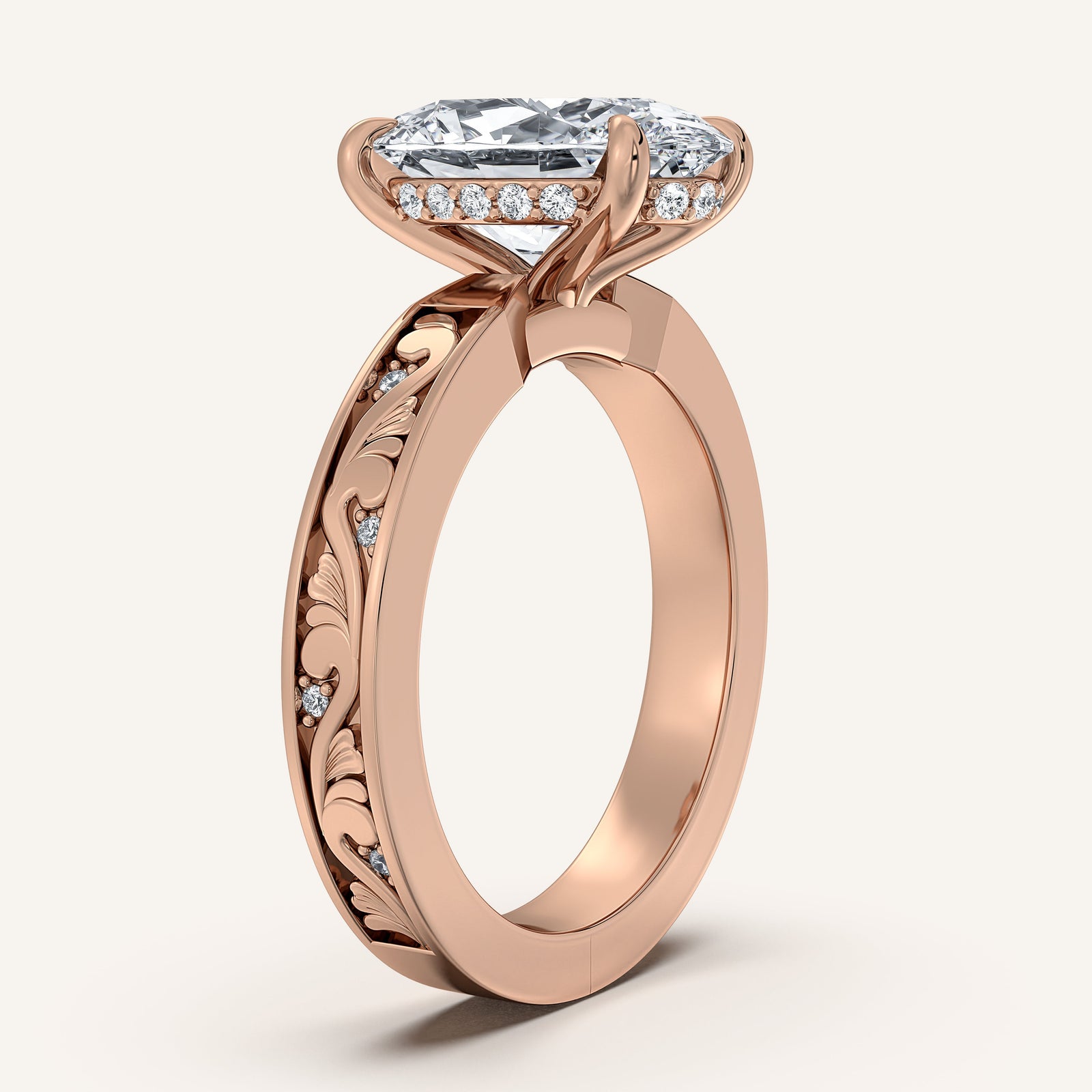 Renaissance — Vintage Engraved Solitaire