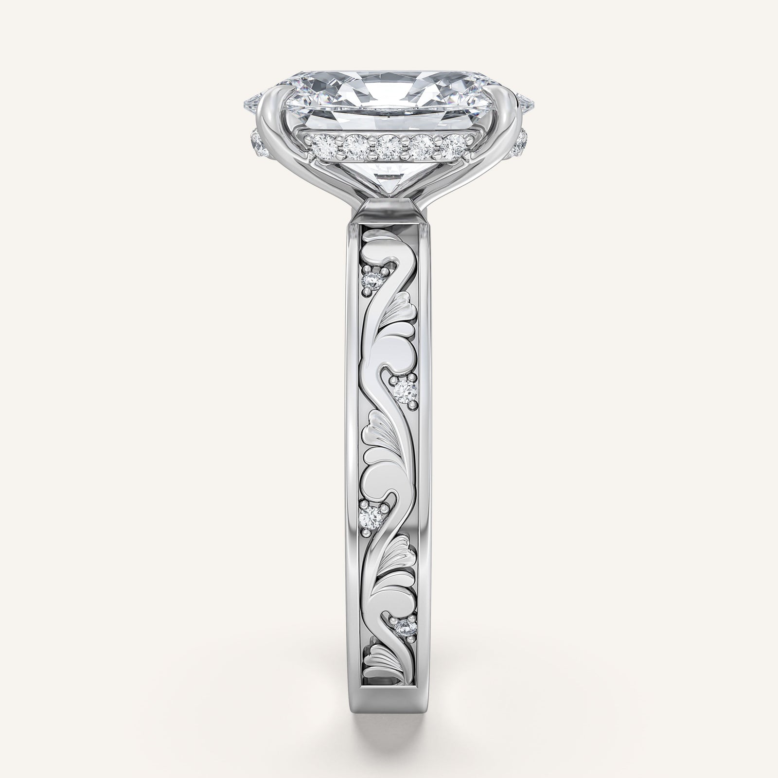 Renaissance — Vintage Engraved Solitaire