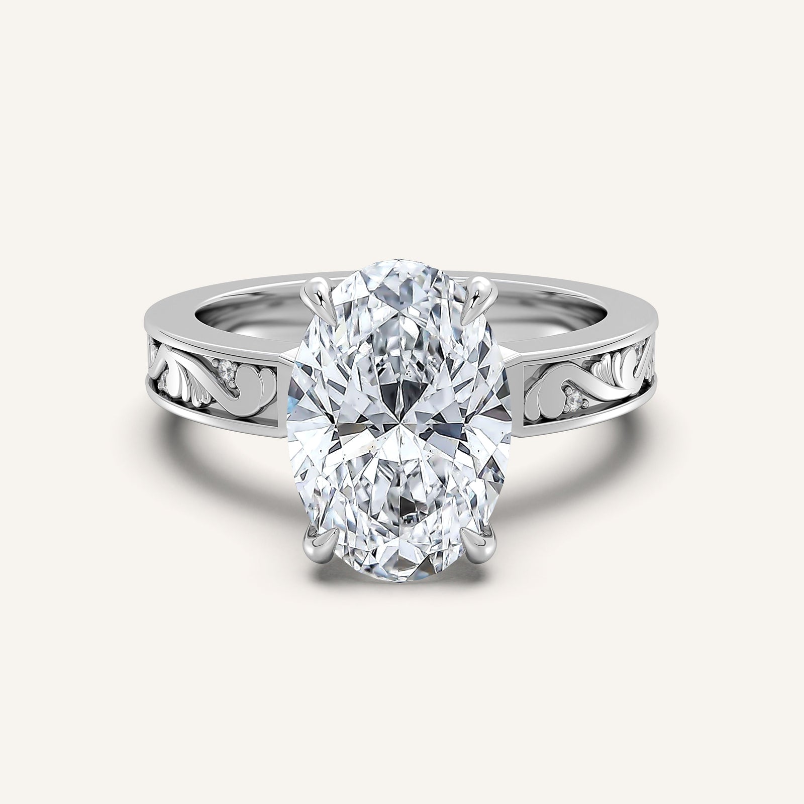 Renaissance — Vintage Engraved Solitaire