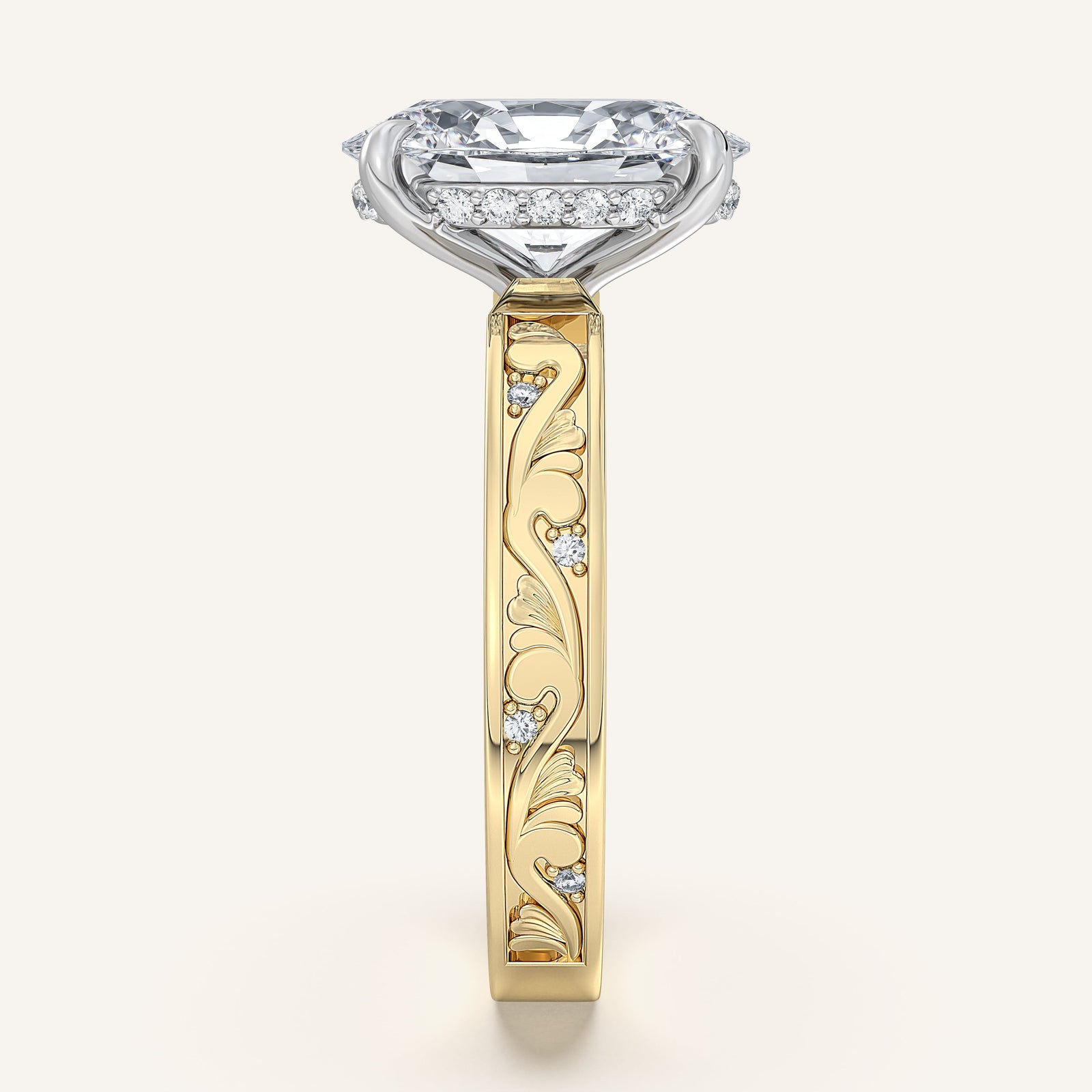 Renaissance — Vintage Engraved Solitaire