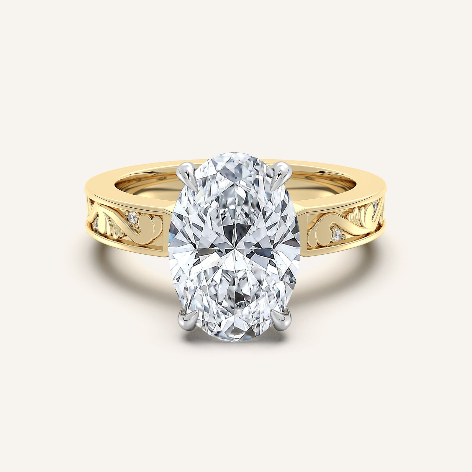 Renaissance — Vintage Engraved Solitaire