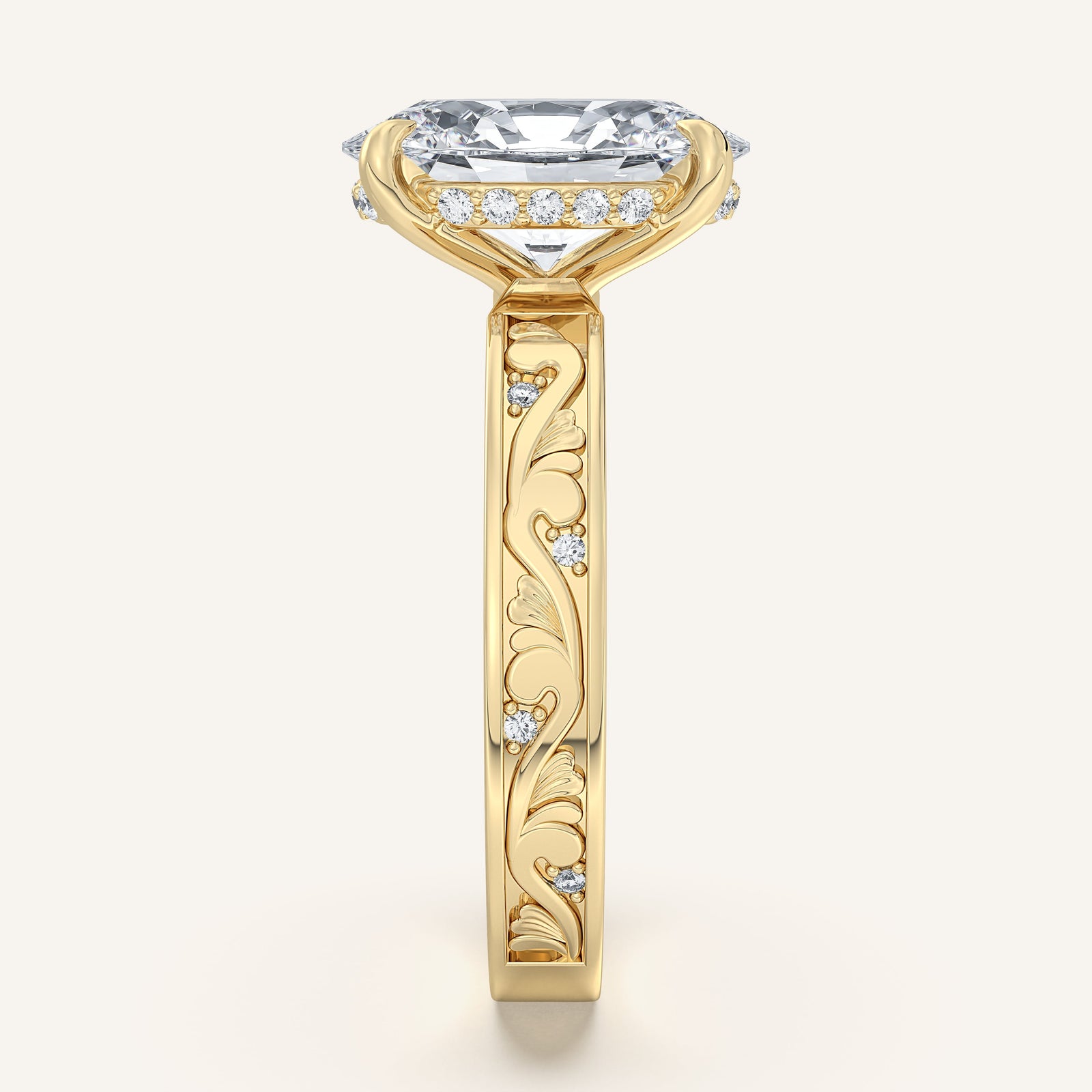 Renaissance — Vintage Engraved Solitaire