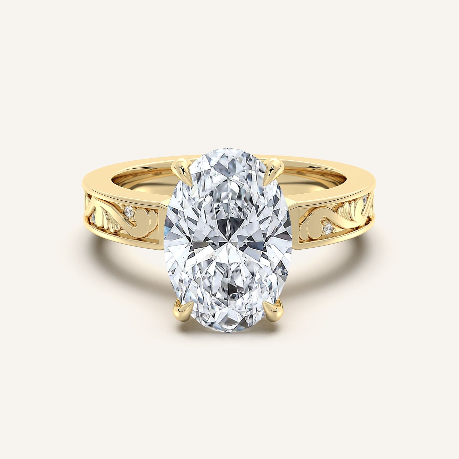 Renaissance — Vintage Engraved Solitaire