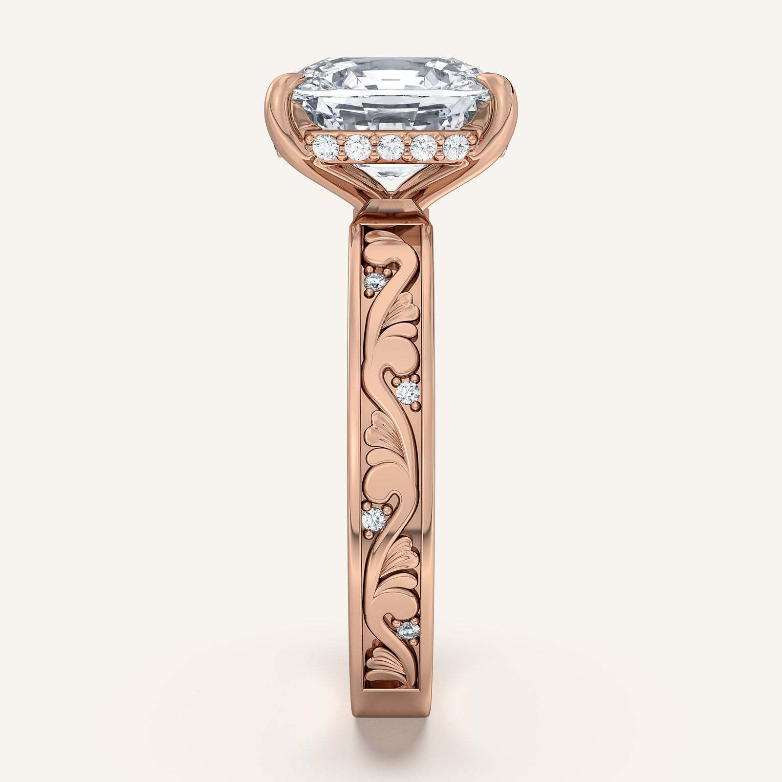 Renaissance — Vintage Engraved Solitaire