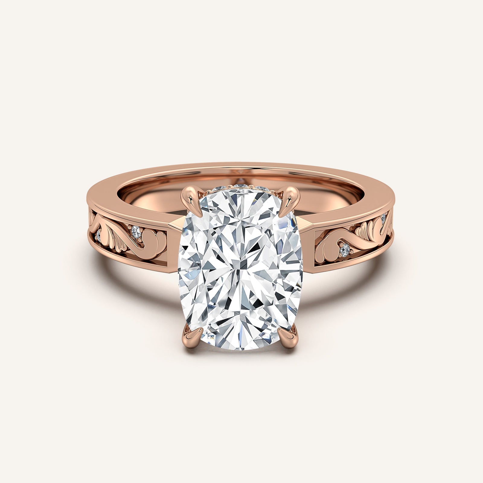 Renaissance — Vintage Engraved Solitaire