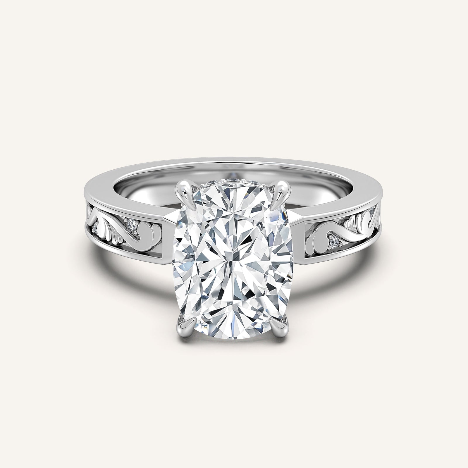 Renaissance — Vintage Engraved Solitaire