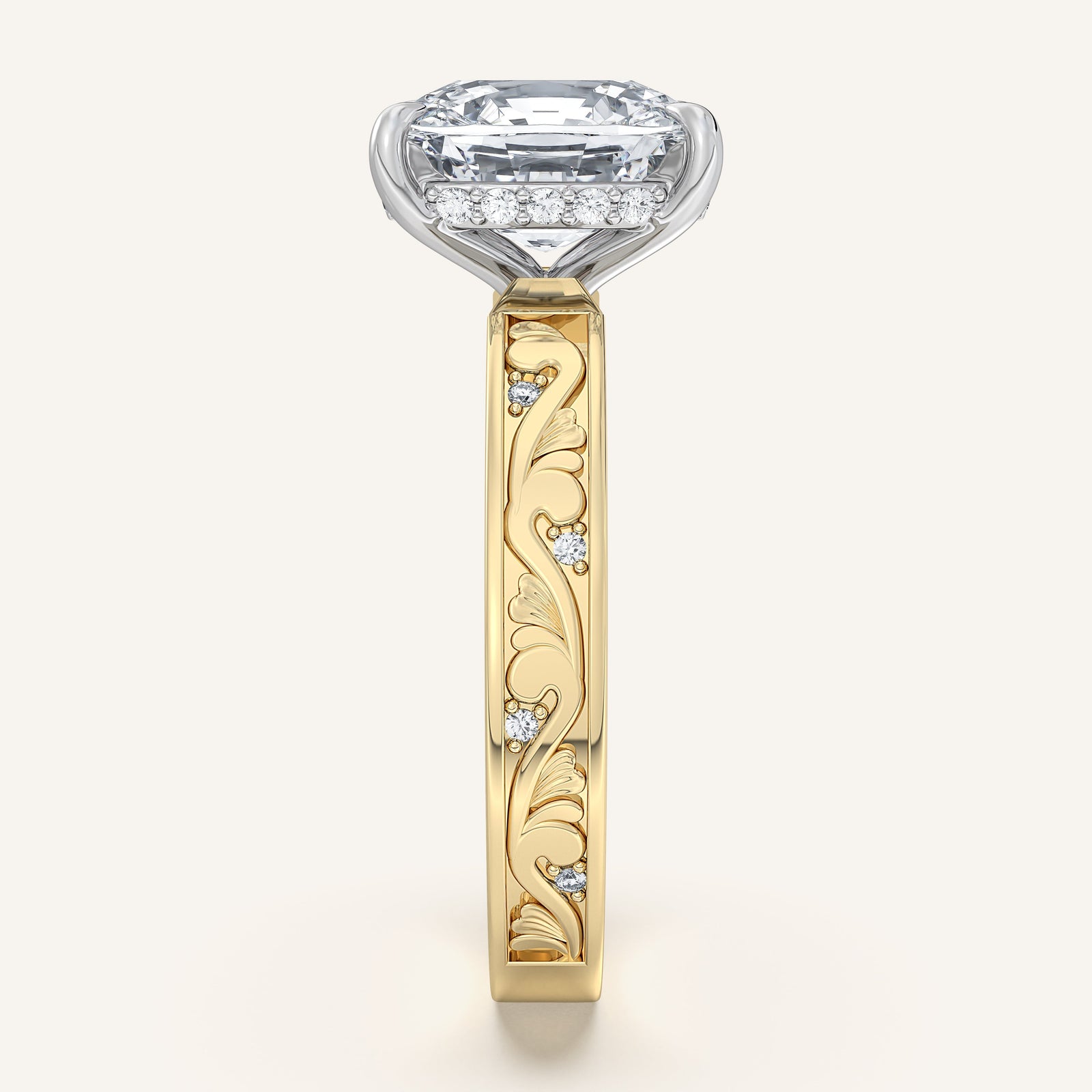Renaissance — Vintage Engraved Solitaire