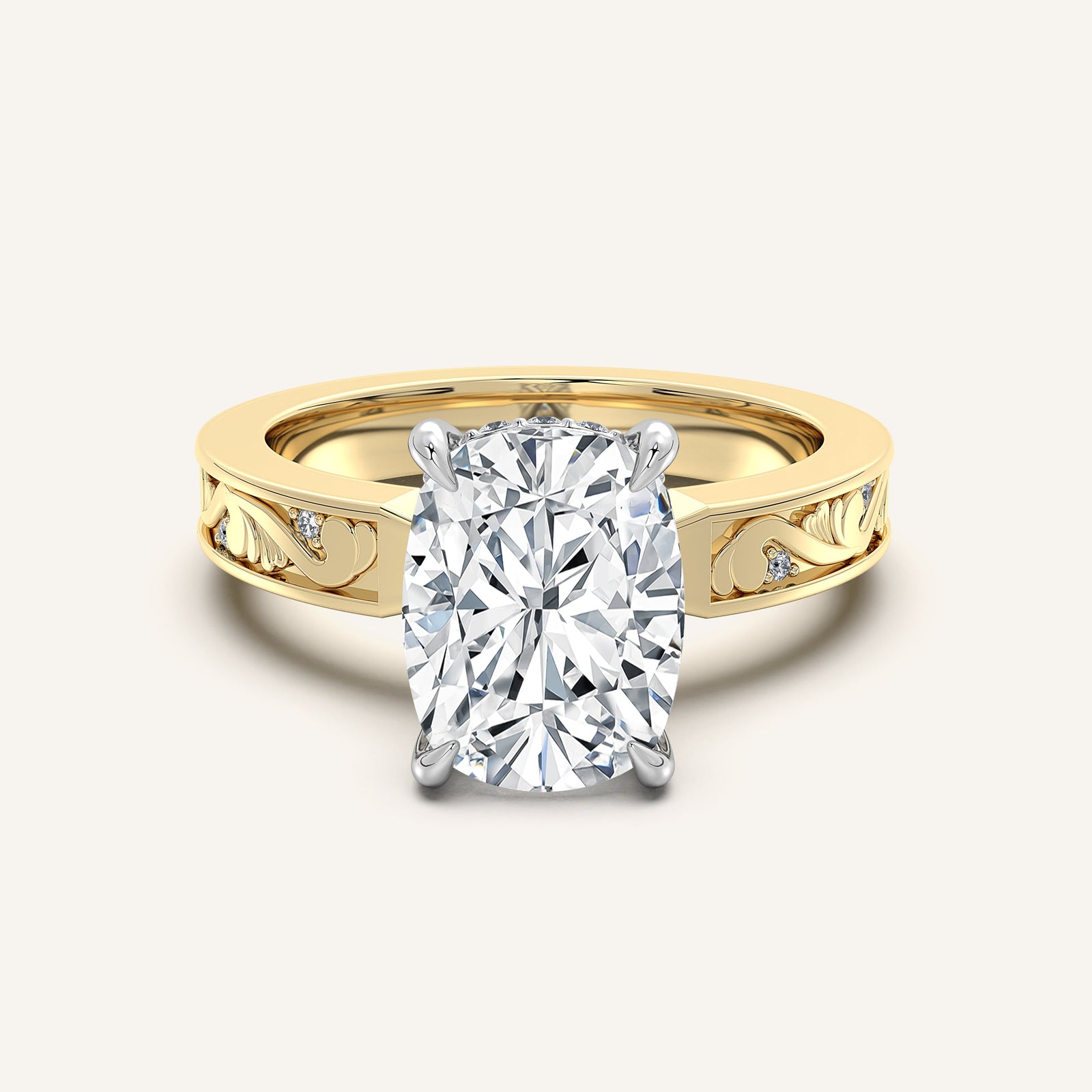 Renaissance — Vintage Engraved Solitaire
