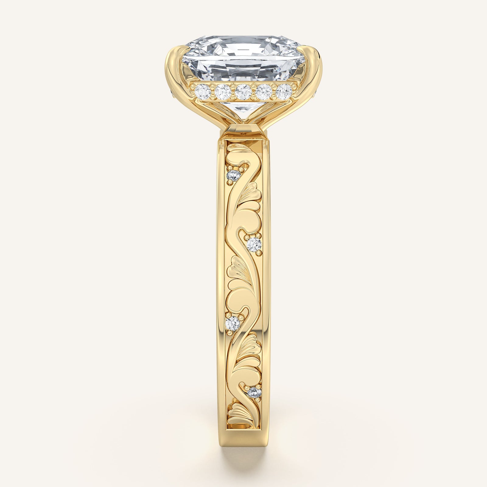 Renaissance — Vintage Engraved Solitaire