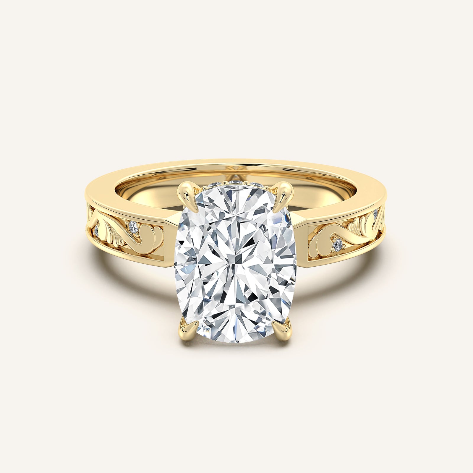 Renaissance — Vintage Engraved Solitaire