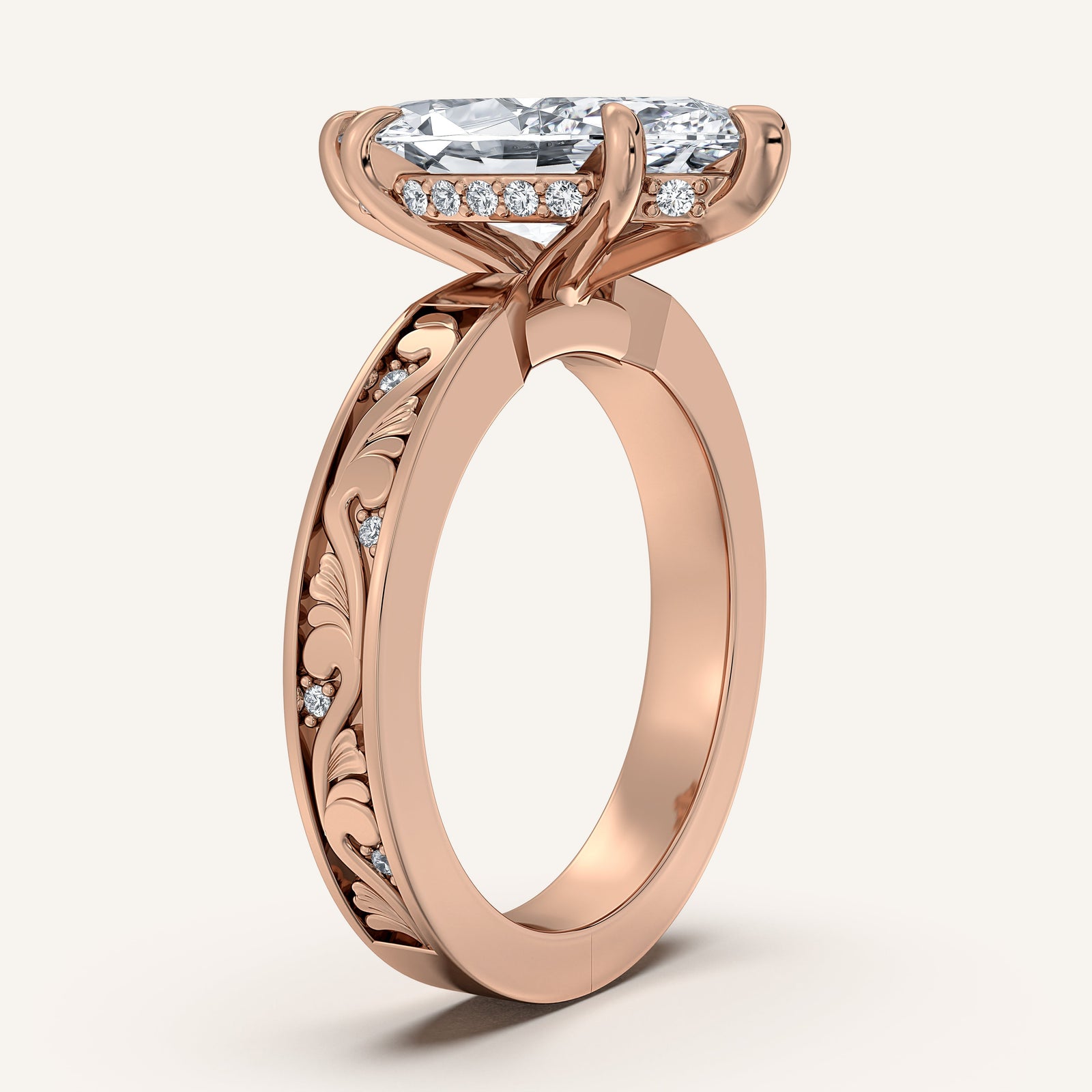 Renaissance — Vintage Engraved Solitaire