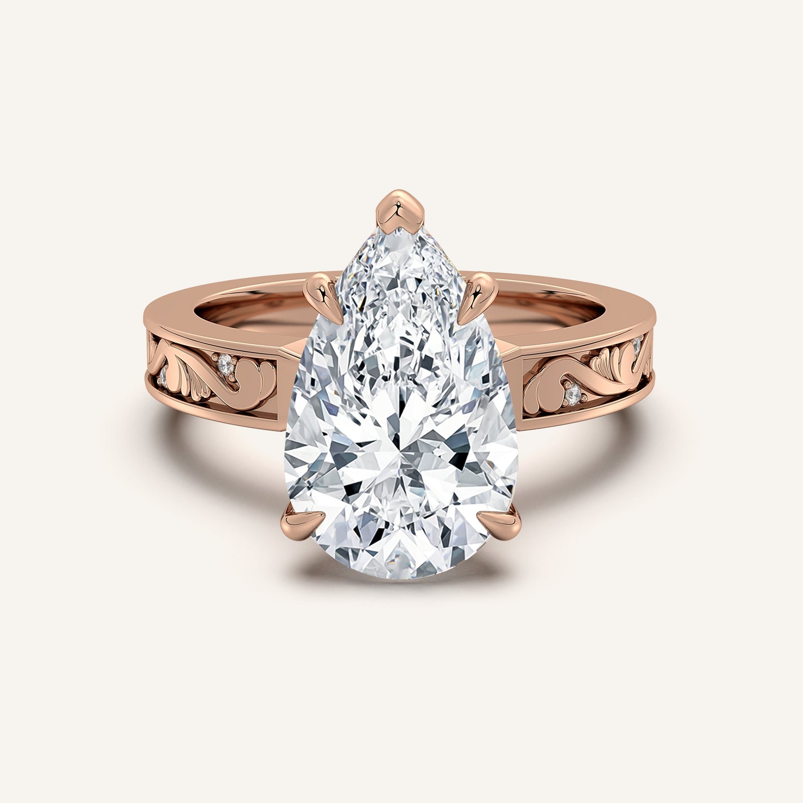 Renaissance — Vintage Engraved Solitaire