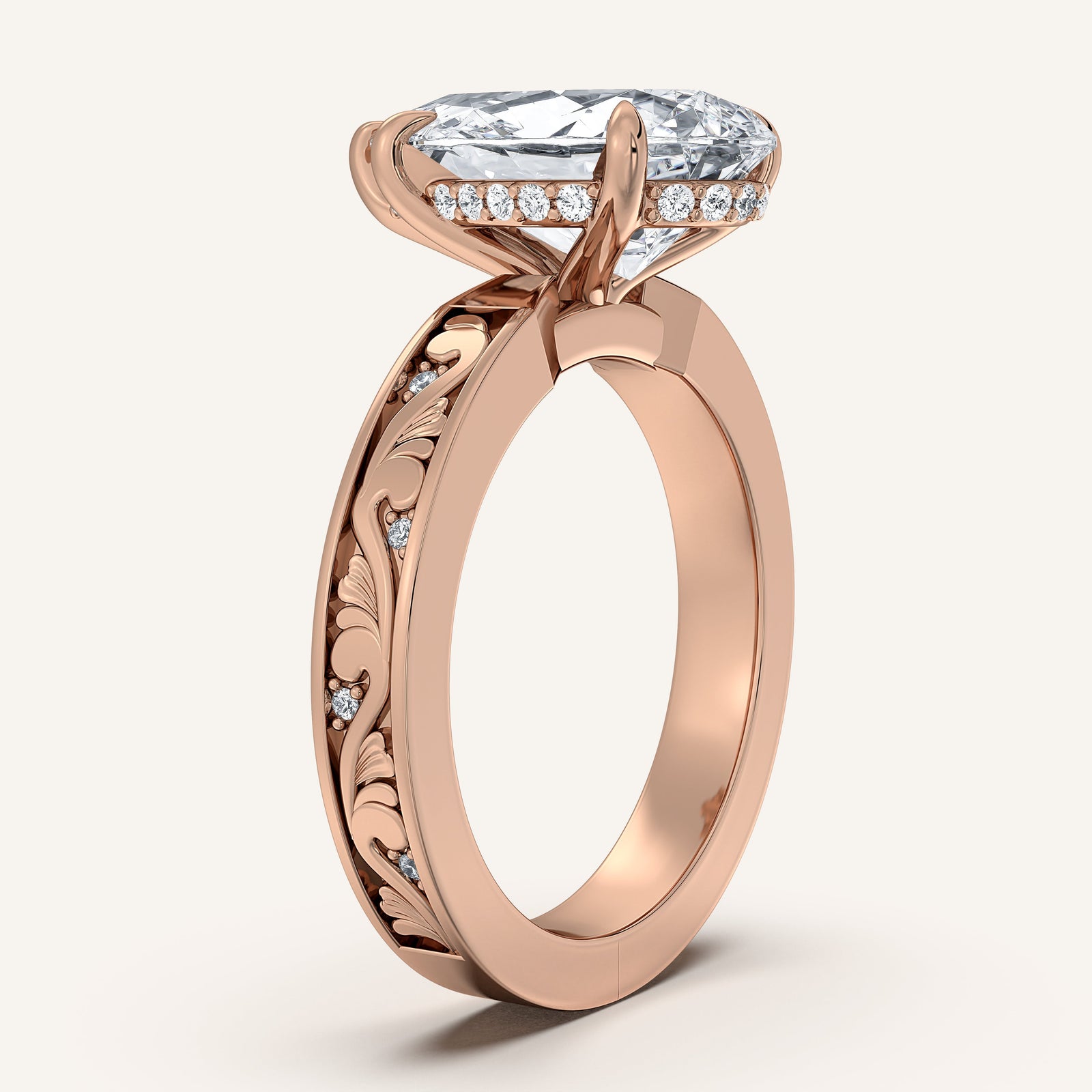 Renaissance — Vintage Engraved Solitaire