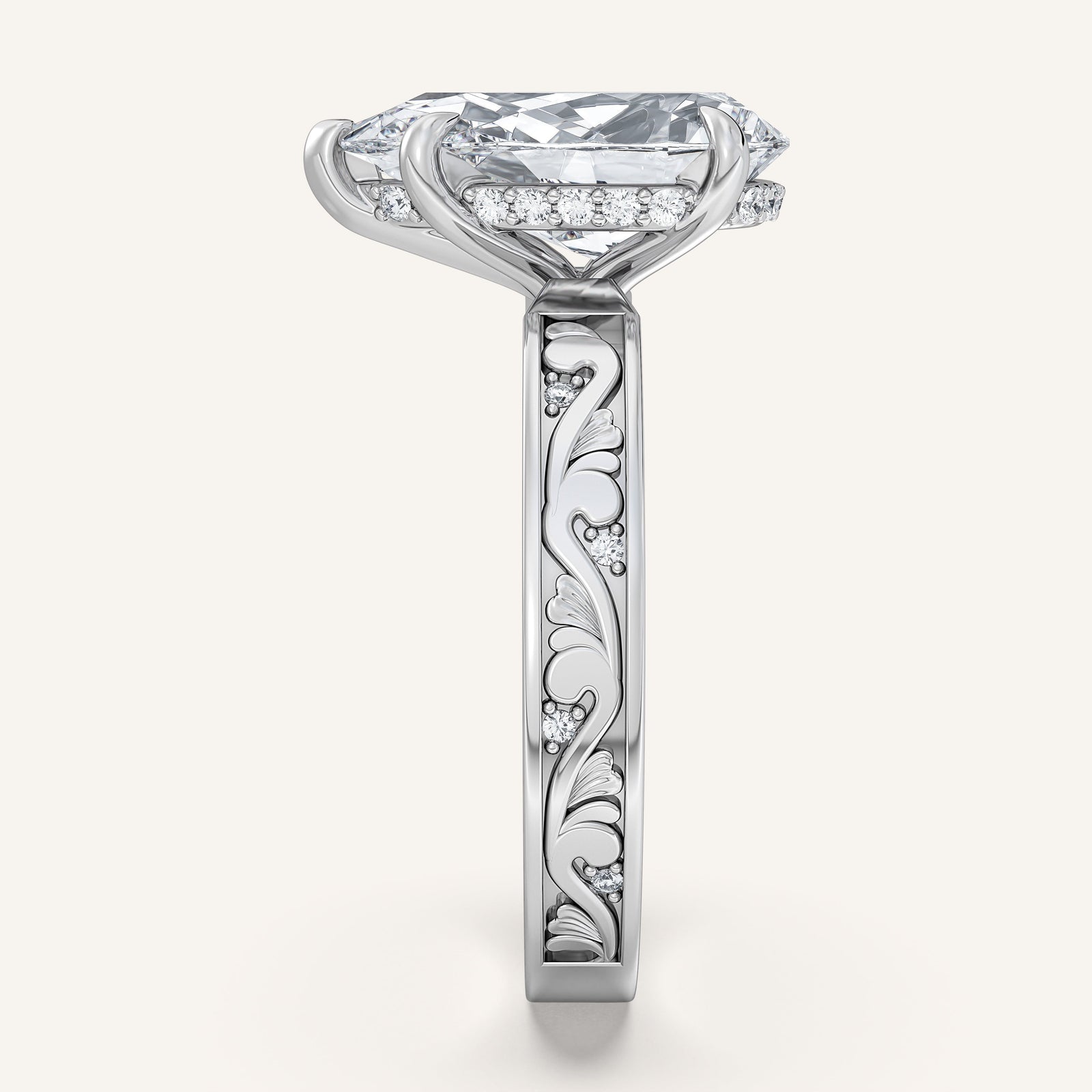 Renaissance — Vintage Engraved Solitaire