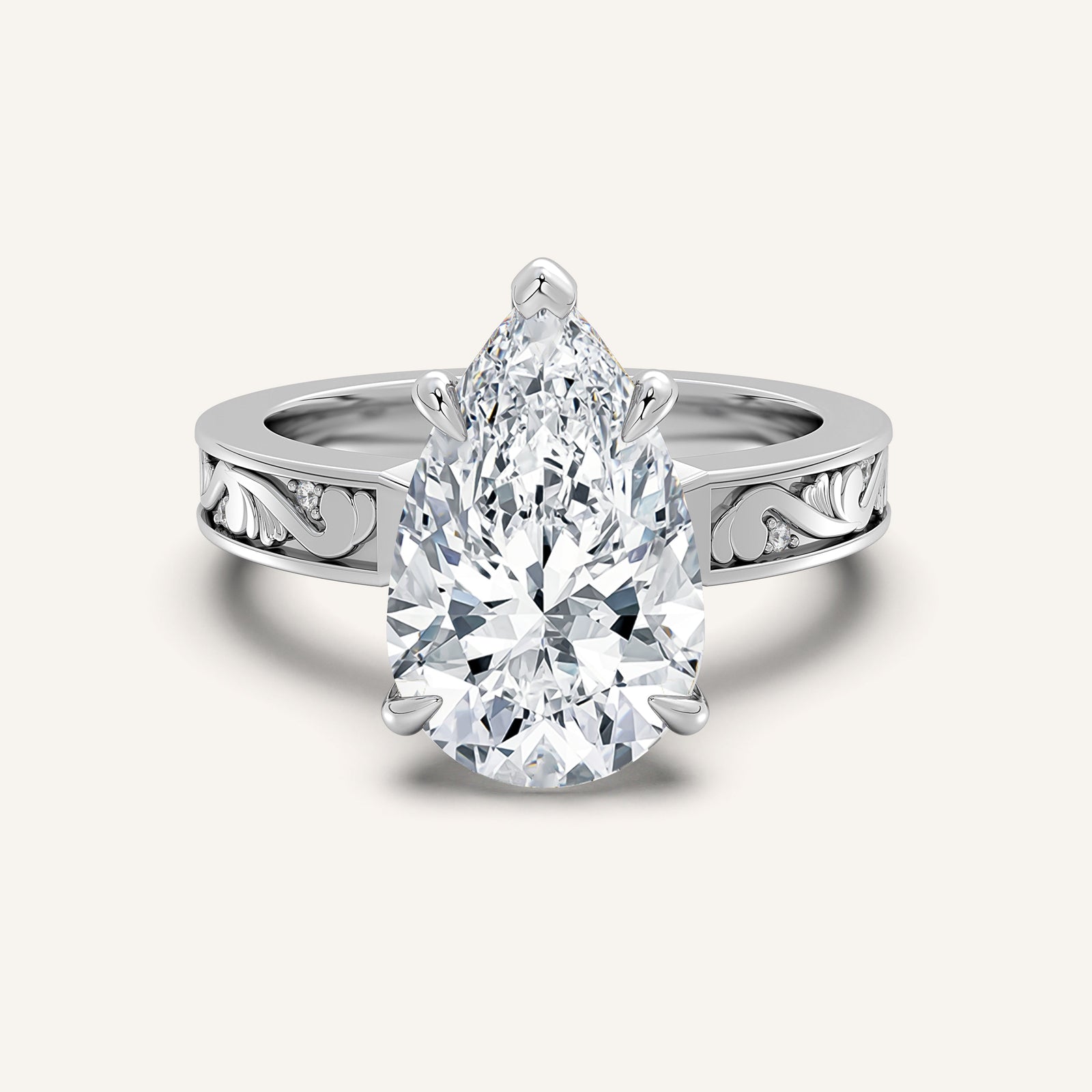Renaissance — Vintage Engraved Solitaire