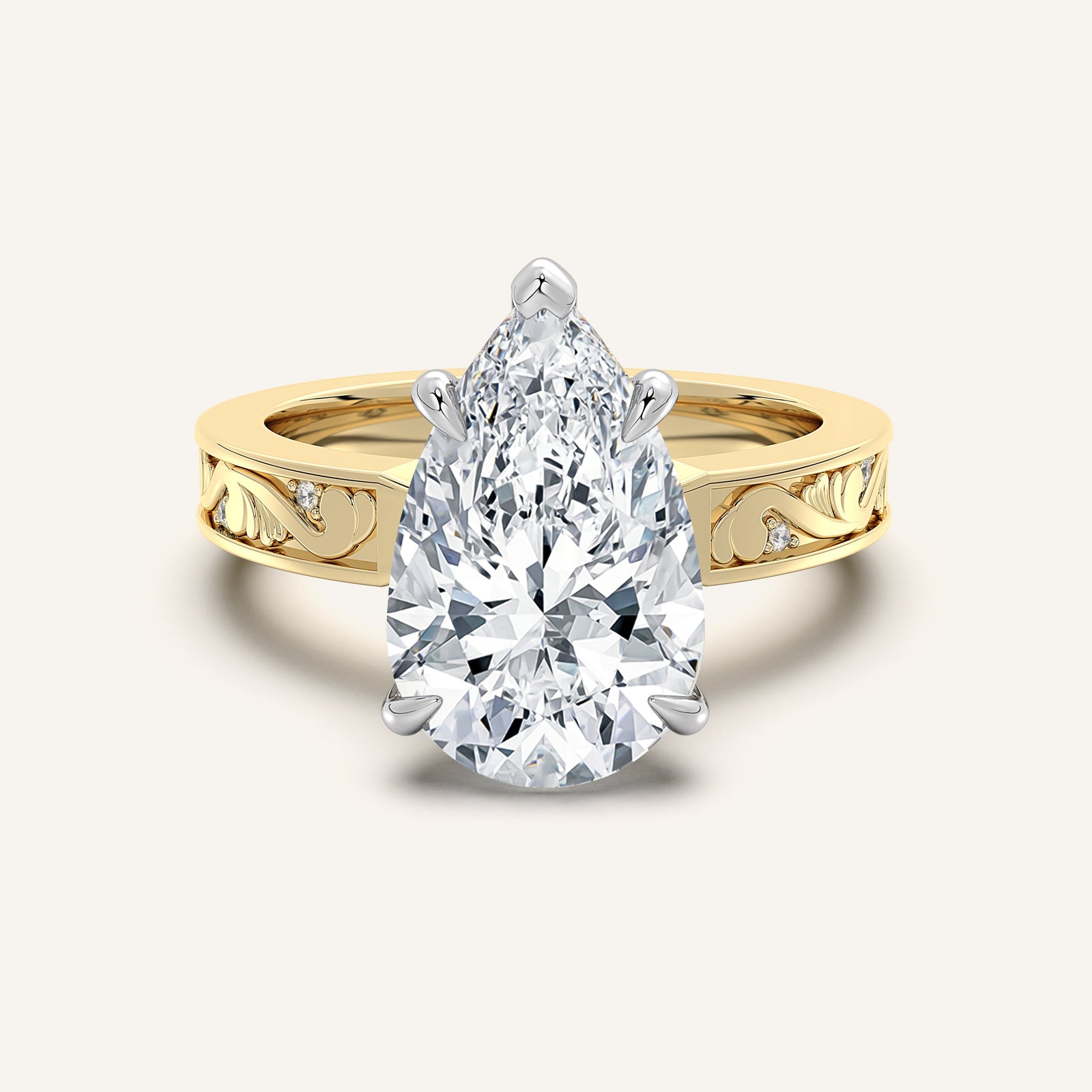 Renaissance — Vintage Engraved Solitaire