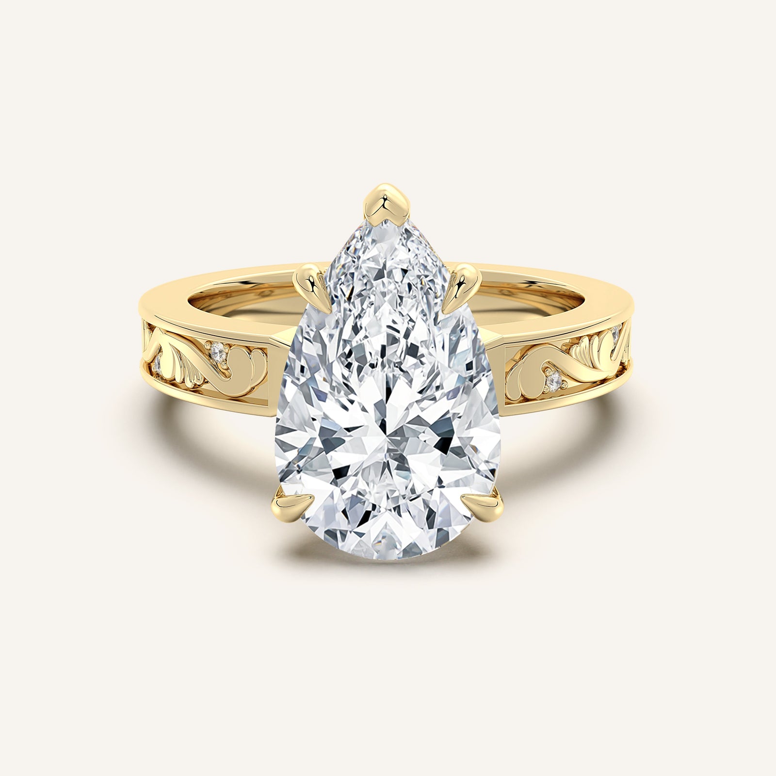 Renaissance — Vintage Engraved Solitaire