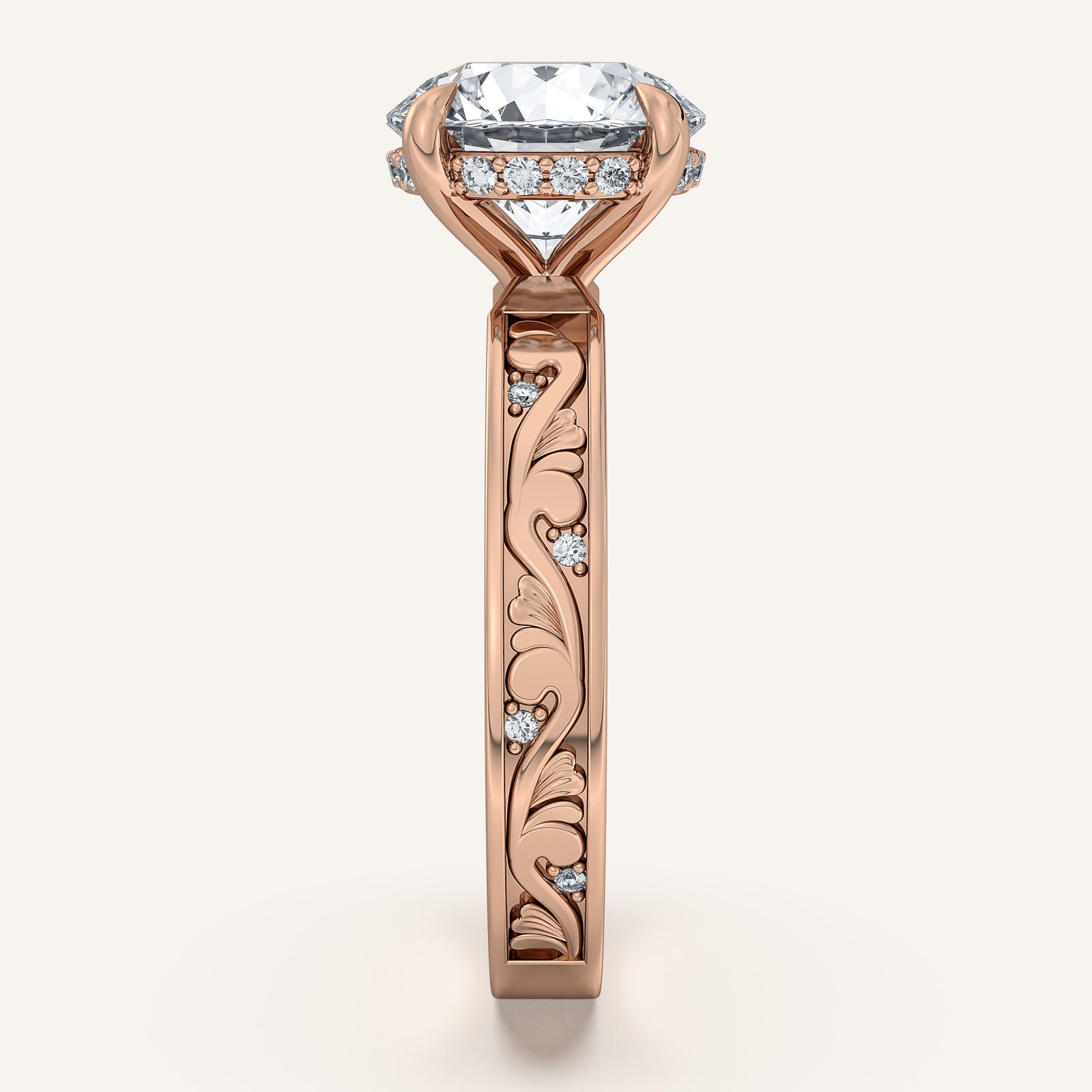 Renaissance — Vintage Engraved Solitaire
