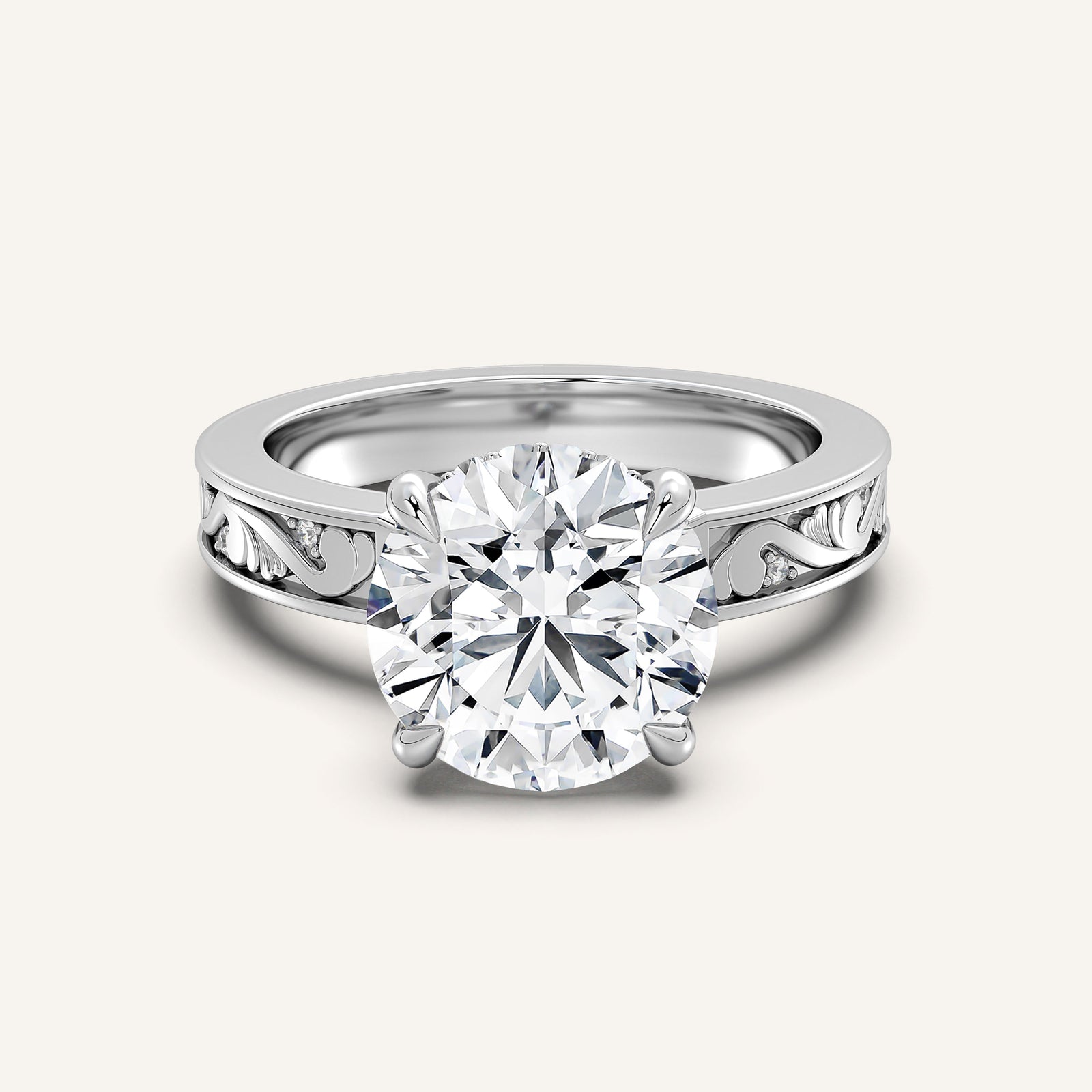 Renaissance — Vintage Engraved Solitaire