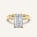 shape: Emerald | metal: Yellow Gold | view: 1