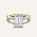 shape: Emerald | metal: Yellow Gold | view: 1