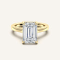 shape: Emerald | metal: Yellow Gold | view: 1