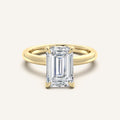 shape: Emerald | metal: Yellow Gold | view: 1