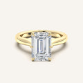 shape: Emerald | metal: Yellow Gold | view: 1