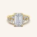 shape: Emerald | metal: Yellow Gold | view: 1