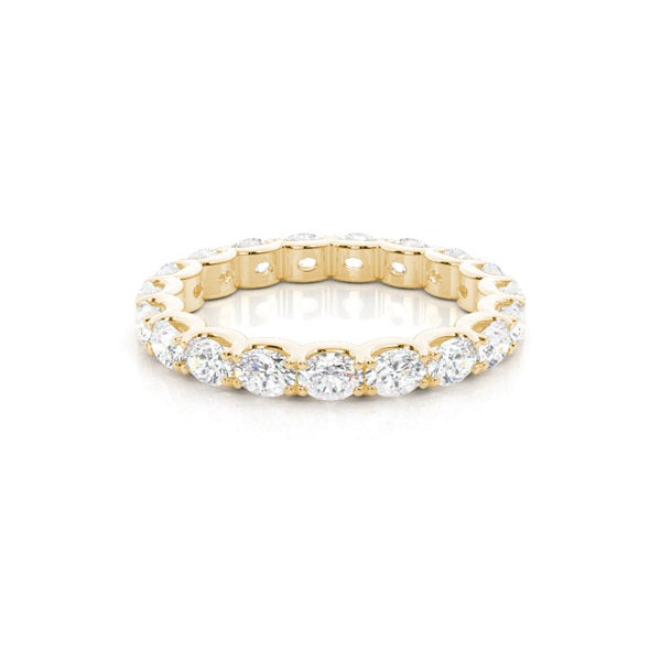 Split Prong Setting Oval Diamond Womens Wedding Ring