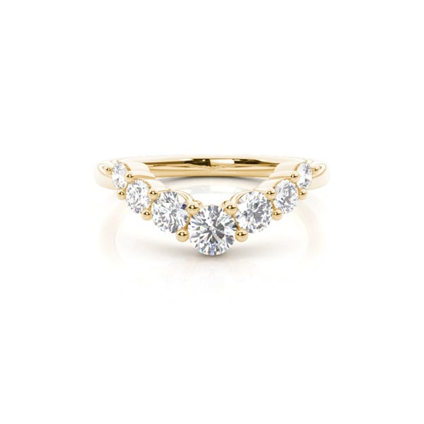 1.8mm Studded Slight Comfort Fit Diamond Shaped Band