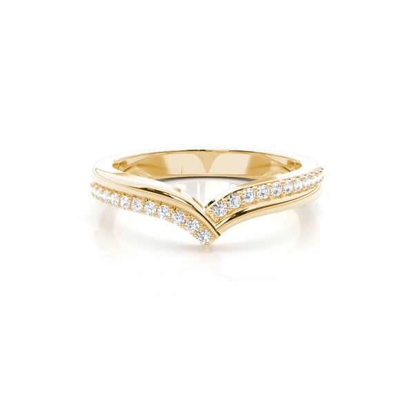 2.3mm Studded Flat Profile Diamond Shaped Band