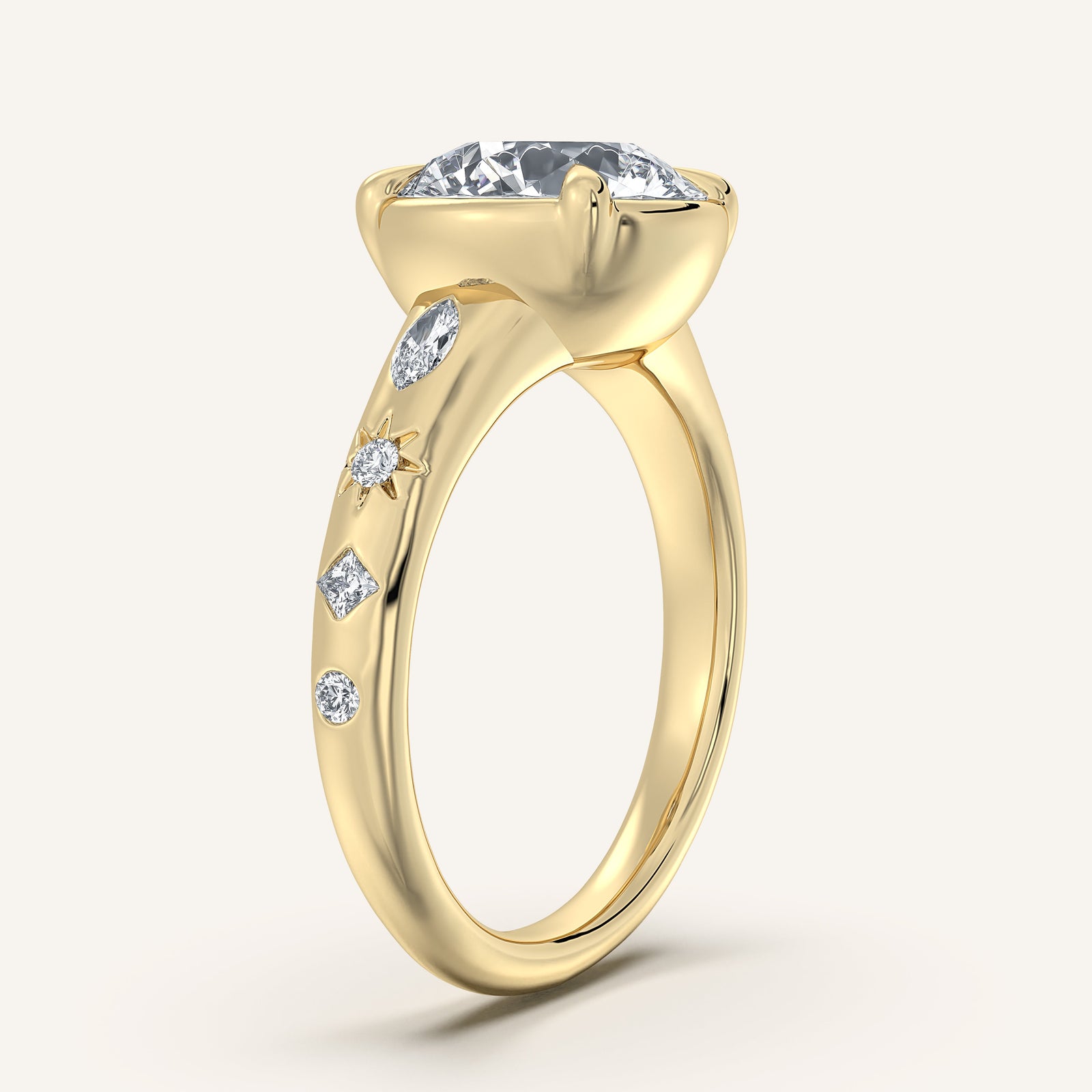 Faux Bezel — Vintage-Inspired Setting