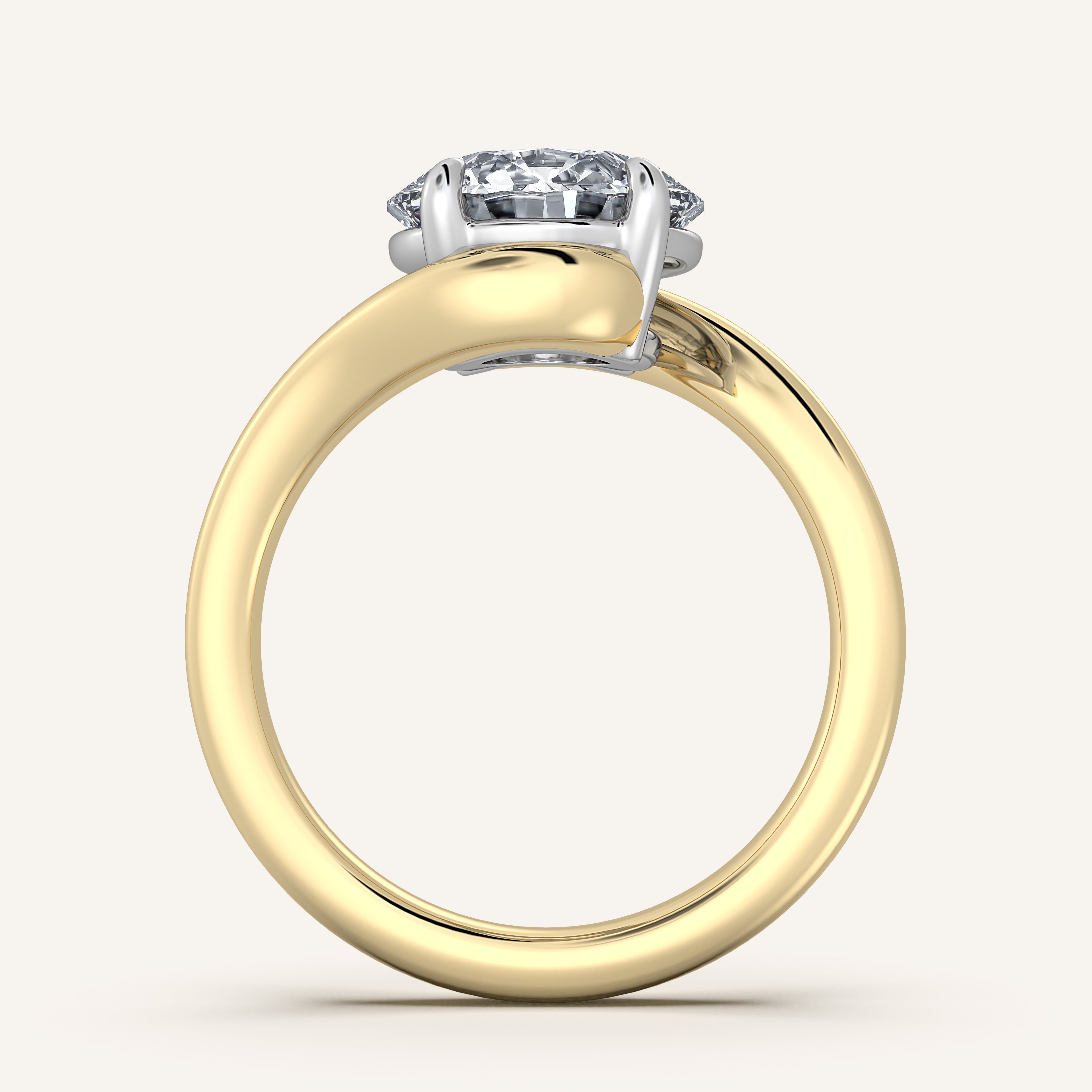 shape: Round | metal: Two Tone | view: 4