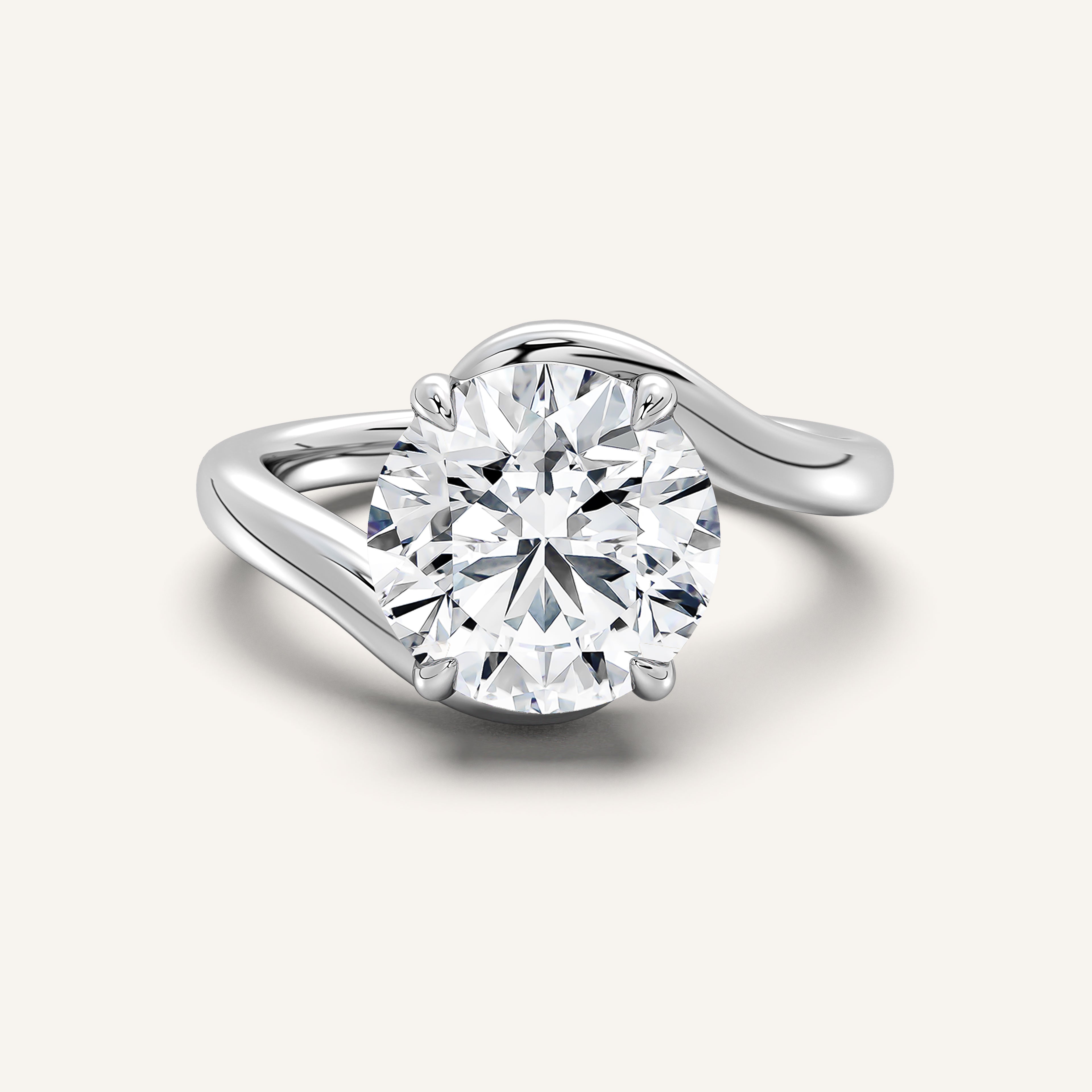 shape: Round | metal: White Gold, Platinum | view: 1